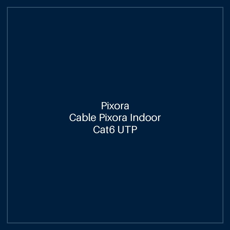 Cable Pixora Indoor Cat6 UTP 305m PX-C6UTP18 x