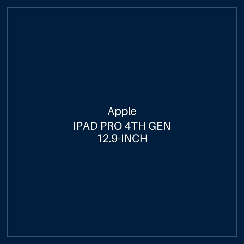 IPAD PRO 4TH GEN 12.9-INCH WIFI + CELLULAR 128GB - SILVER