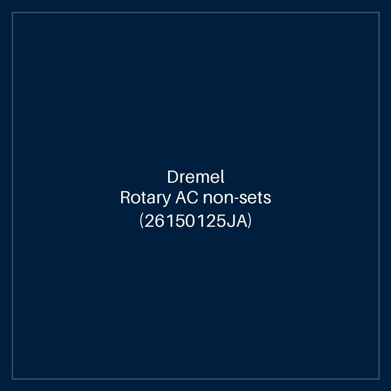 Dremel Rotary AC non-sets (26150125JA)