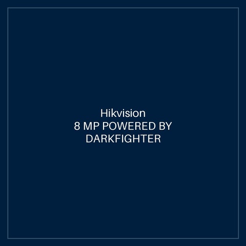 Hikvision 8 MP POWERED BY DARKFIGHTER FIXED DOME NETWORK CAMERA