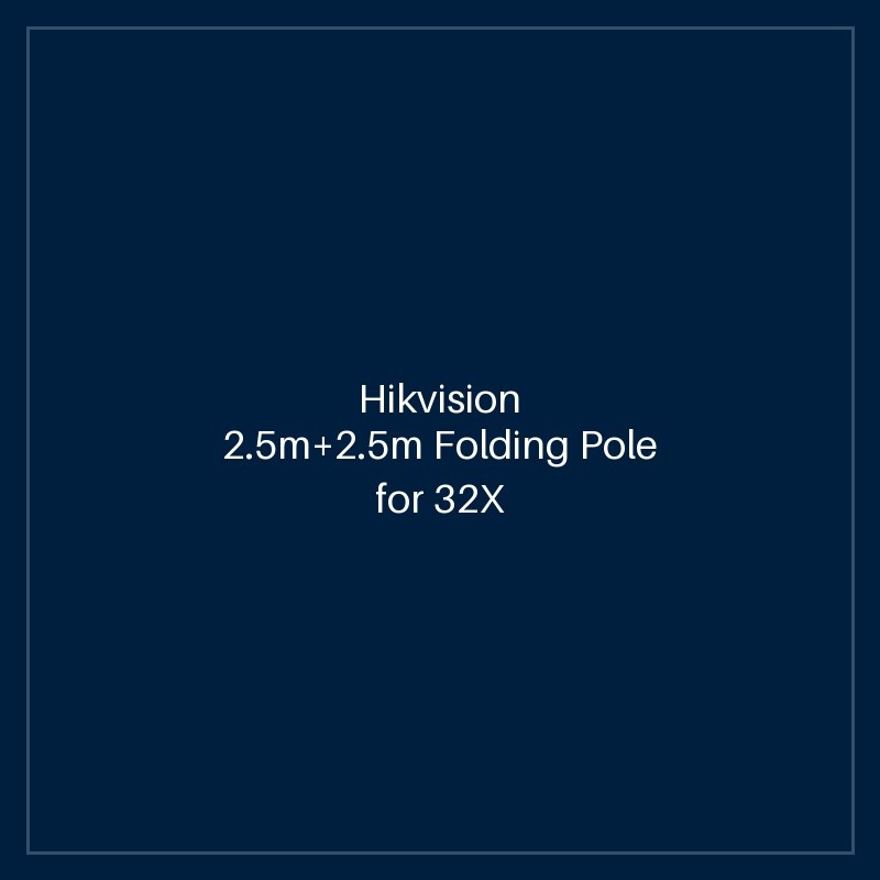 Hikvision 2.5m+2.5m Folding Pole for 32X Series Barrier Gate