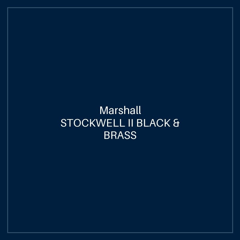 MARSHALL STOCKWELL II BLACK & BRASS