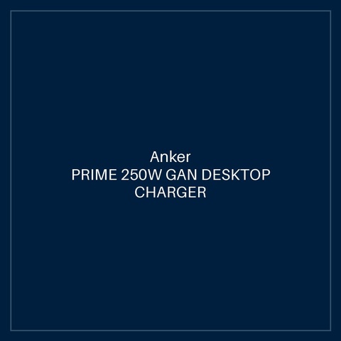 ANKER PRIME 250W GAN DESKTOP CHARGER (6 PORTS) SILVER