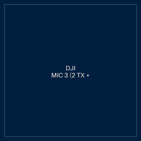 DJI MIC 3 (2 TX + 1 RX + CHARGING CASE)