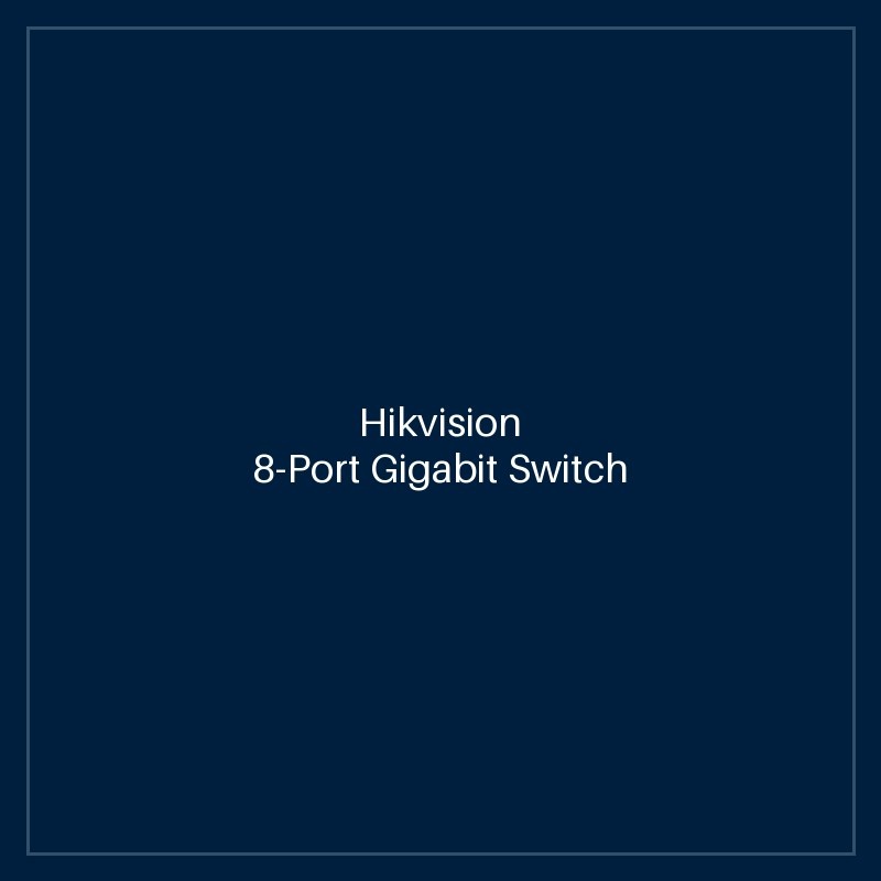 Hikvision 8-Port Gigabit Switch