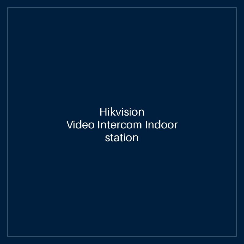 Hikvision Video Intercom Indoor station