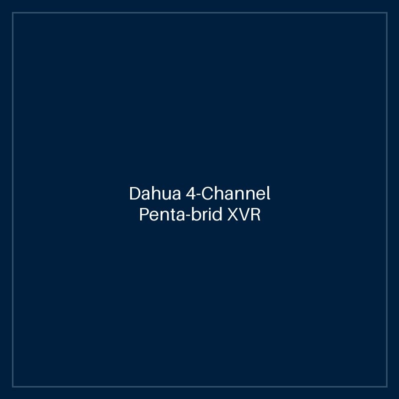 Dahua 4-Channel Penta-brid XVR