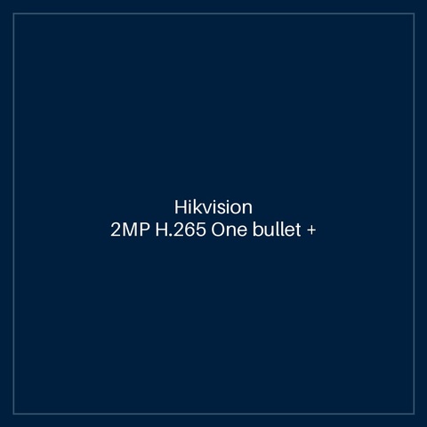 Hikvision - 2MP H.265 One bullet + One PTDome WiFi NVS Kit