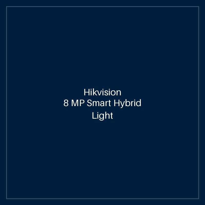 Hikvision - 8 MP Smart Hybrid Light Fixed Bullet Network Camera