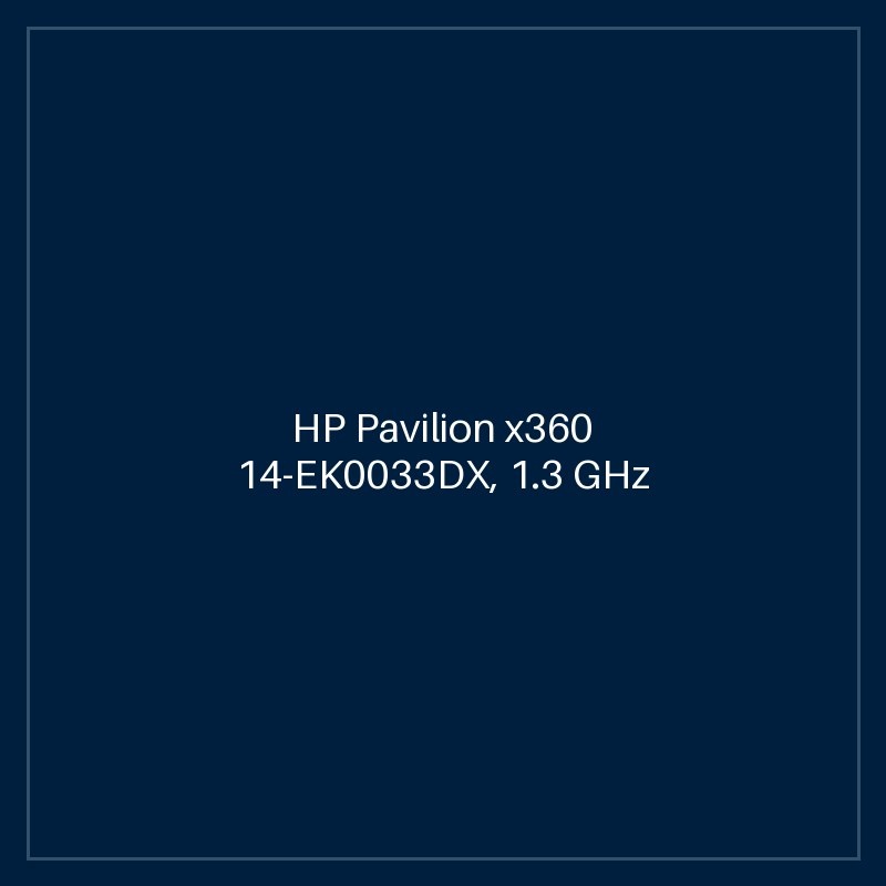 HP Pavilion x360 14-EK0033DX, 1.3 GHz Core i5-1235U, 10-core CPU, 4.4 GHz Turbo, 8GB DDR4-3200, 512GB NVMe SSD, 14" IPS 1920 x 1080 Touchscreen, Stylus Pen Support, Fingerprint Sensor, Windows 11 Home