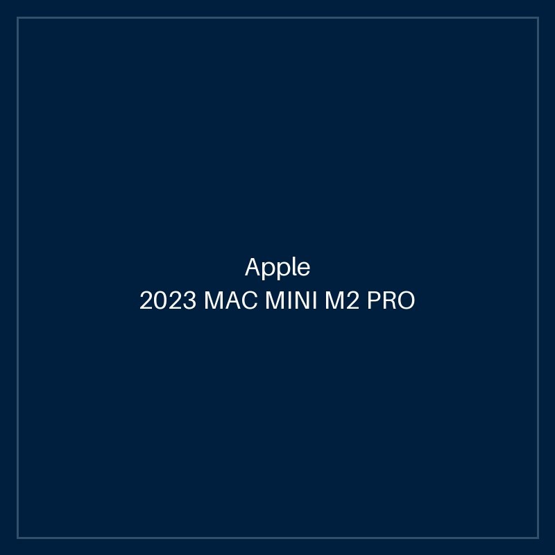 2023 MAC MINI M2 PRO 10CPU 16GPU 16GB 512GB SILVER