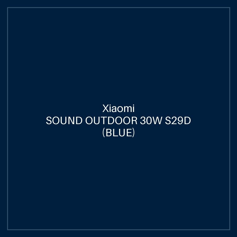 XIAOMI SOUND OUTDOOR 30W S29D (BLUE)