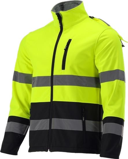 Reflective softshell jacket