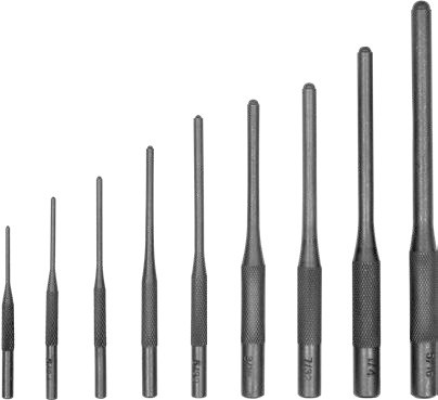 Roll pin punch set