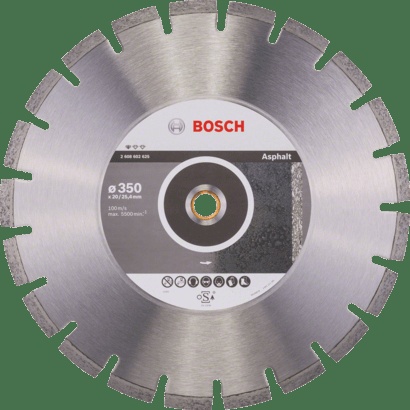 Bosch Diamond Discs: Professional for Asphalt 400 mm x 20,00/25,40 mm x 3,6 mm