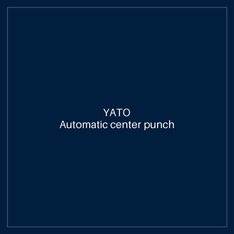 Automatic center punch