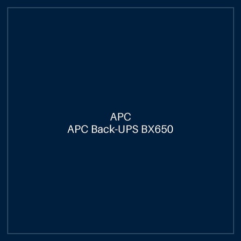 APC Back-UPS BX650 650VA