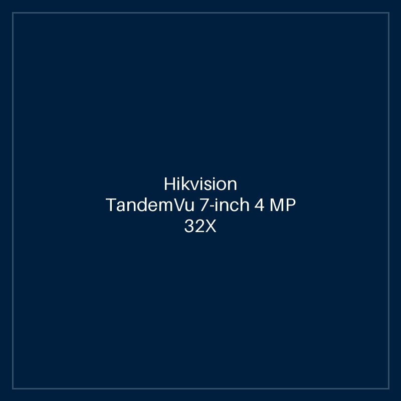 Hikvision TandemVu 7-inch 4 MP 32X Powered by DarkFighter IR Network Speed Dome