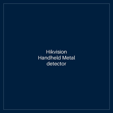 Hikvision Handheld Metal detector