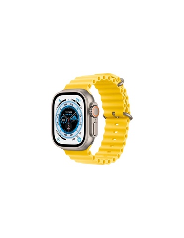 APPLE WATCH ULTRA GPS + CELLULAR, 49MM TITANIUM CASE WITH YELLOW OCEAN BAND