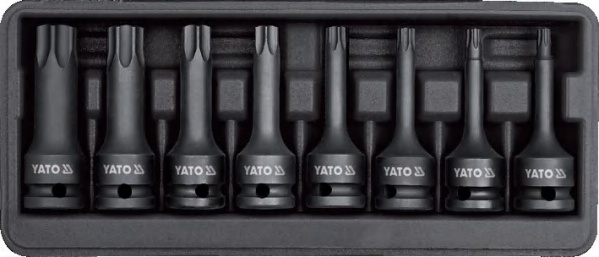 Impact bit socket set