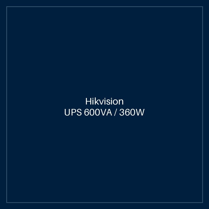 Hikvision - UPS 600VA / 360W