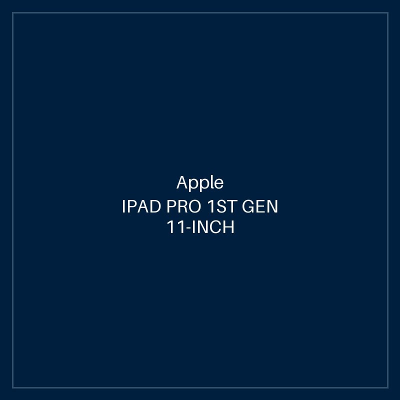 IPAD PRO 1ST GEN 11-INCH WIFI + CELLULAR 512GB - SILVER