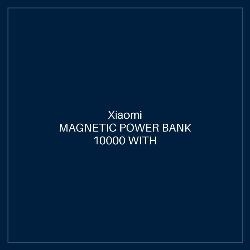 XIAOMI MAGNETIC POWER BANK 10000 WITH BUILT-IN STAND BLUE