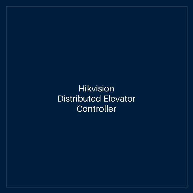 Hikvision Distributed Elevator Controller