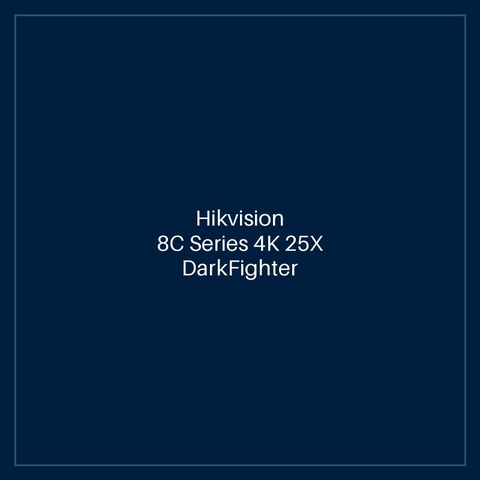 Hikvision 8C Series 4K 25X DarkFighter IR Network Speed Dome