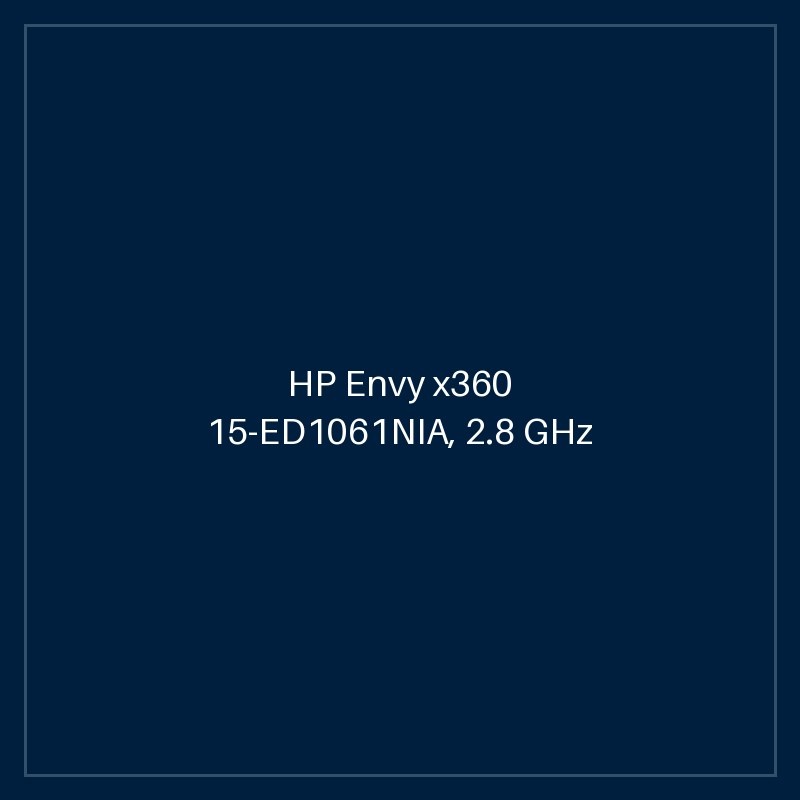 HP Envy x360 15-ED1061NIA, 2.8 GHz Core i7-1165G7, 4-core CPU, 4.7 GHz Turbo, 12GB DDR4-3200, Nvidia MX450 2GB Graphics, 512 NVMe SSD, 15.6" IPS 1920 x 1080 Touchscreen, Fingerprint Sensor, B & O Audio, Windows 11 Home