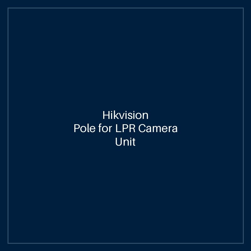 Hikvision Pole for LPR Camera Unit and LED screen