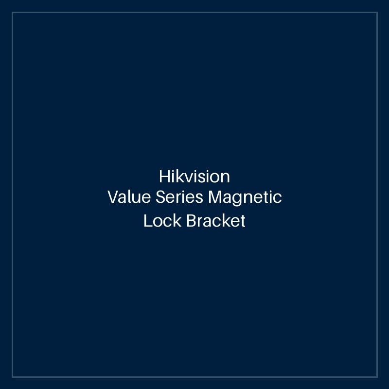 Hikvision Value Series Magnetic Lock Bracket