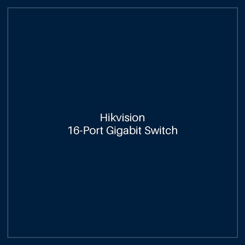 Hikvision - 16-Port Gigabit Switch
