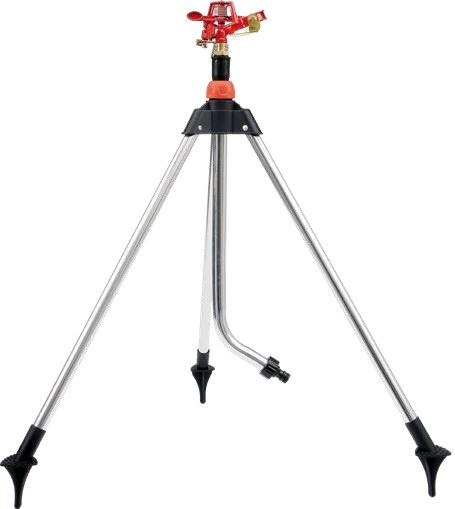 Tripod impulse sprinkler