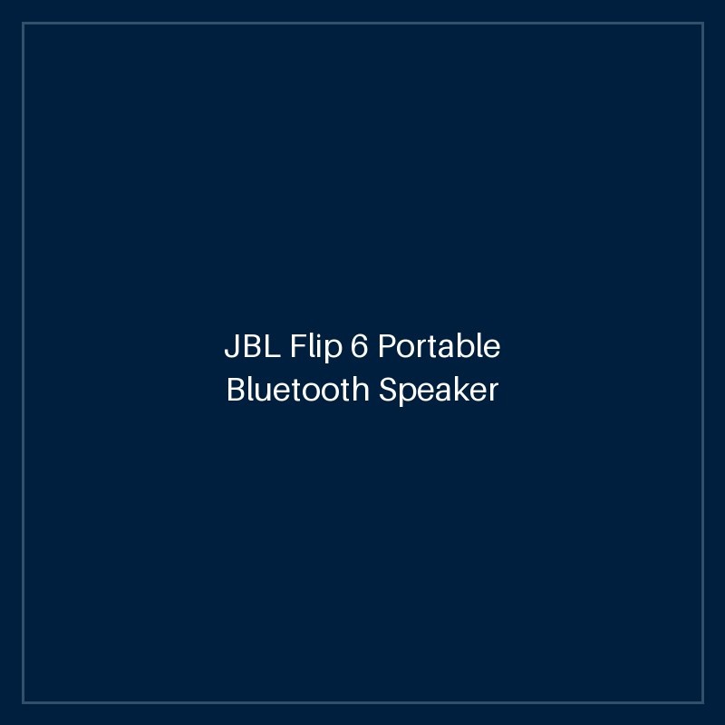 JBL Flip 6 Portable Bluetooth Speaker