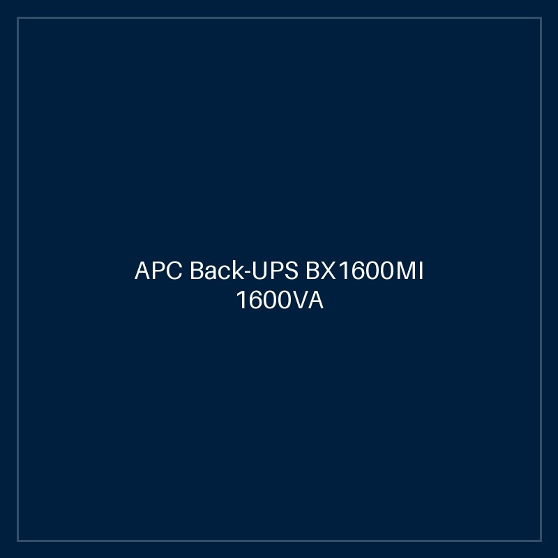 APC Back-UPS BX1600MI 1600VA