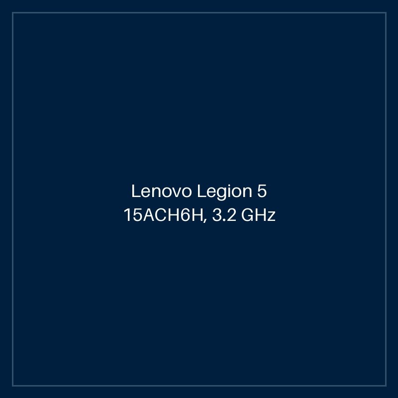 Lenovo Legion 5 15ACH6H, 3.2 GHz AMD Ryzen 7 5800H, 8-core CPU, 4.4 GHz Turbo, 16GB DDR4-3200, 512GB NVMe SSD, NVIDIA RTX 3070 8GB Graphics, 15.6" Full HD IPS 1920 x 1080, Dolby Vision, 165Hz Refresh Rate, RGB Backlit Keyboard