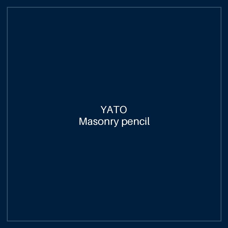 Masonry pencil