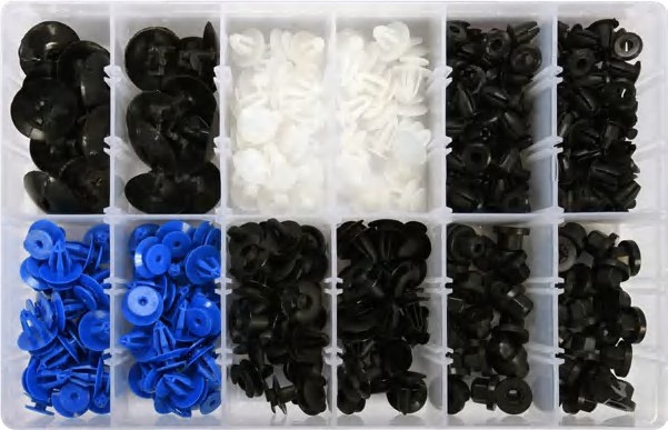 Trim clips assortment