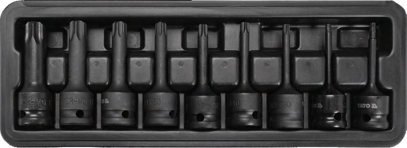 Impact bit socket set