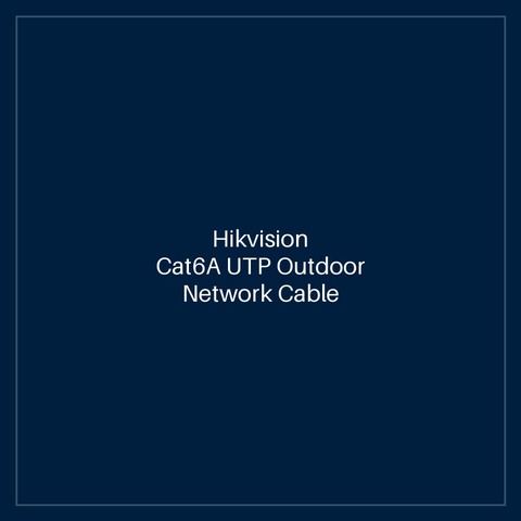 Hikvision Cat6A UTP Outdoor Network Cable