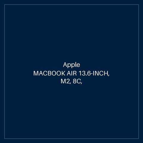 MACBOOK AIR 13.6-INCH, M2, 8C, 10C, 8GB, 512 GB SSD, SPACE GREY [FRENCH KEYBOARD]