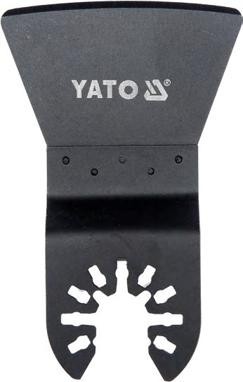 Short scraper for oscillating multitool