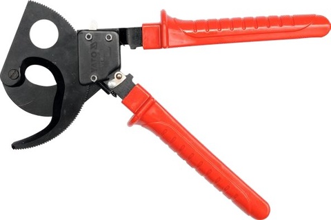 Ratchet cable cutter
