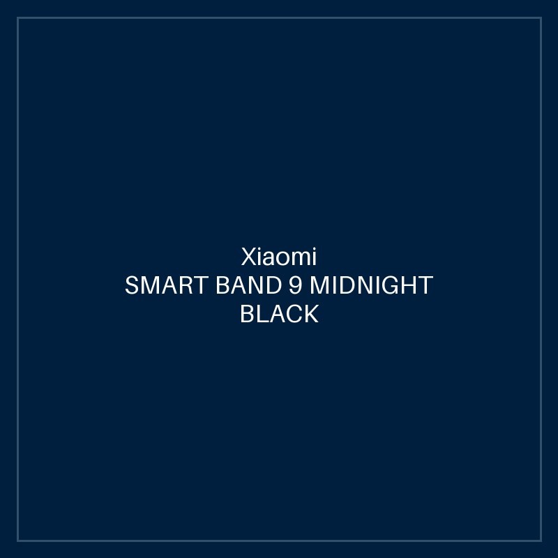 XIAOMI SMART BAND 9 MIDNIGHT BLACK