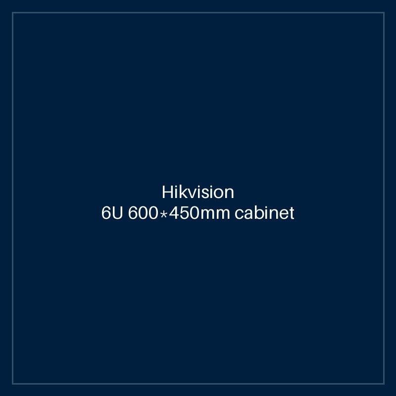 Hikvision 6U 600*450mm cabinet