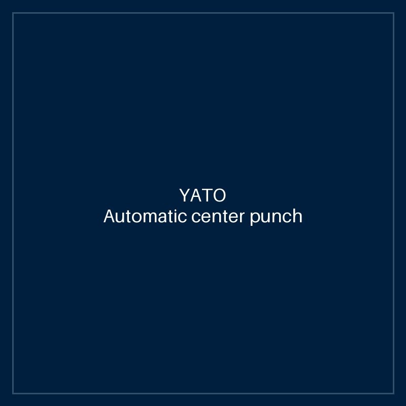 Automatic center punch
