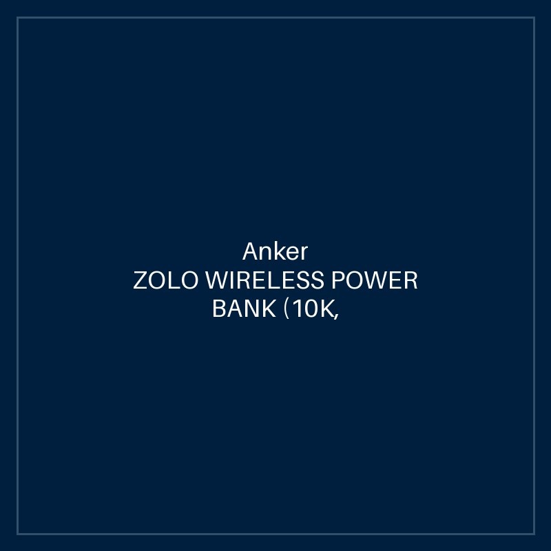 ANKER ZOLO WIRELESS POWER BANK (10K, 30W, BUILT-IN USB-C CABLE) BLACK