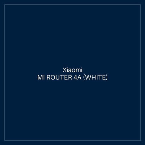 MI ROUTER 4A (WHITE)